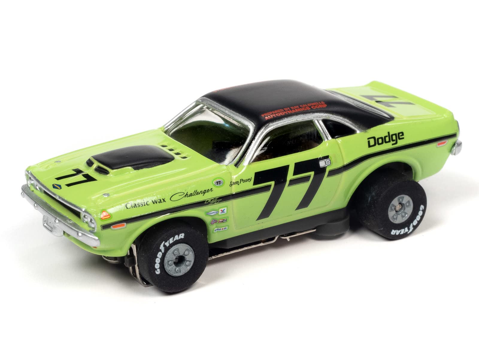 Auto World SC357-1 Thunderjet Sam Posey 1970 Dodge Challenger HO Scale Slot Car