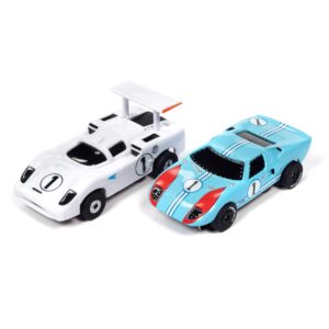 Auto World 16' 24 Hours of Le Mans Speed V Endurance 1966 Ford GT40 Chaparral 2F Slot Car Set