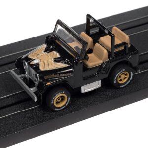 Auto World Xtraction Off Road 1979 Jeep CJ-7 (Black) HO Scale Slot Car