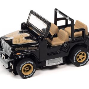 Auto World Xtraction Off Road 1979 Jeep CJ-7 (Black) HO Scale Slot Car