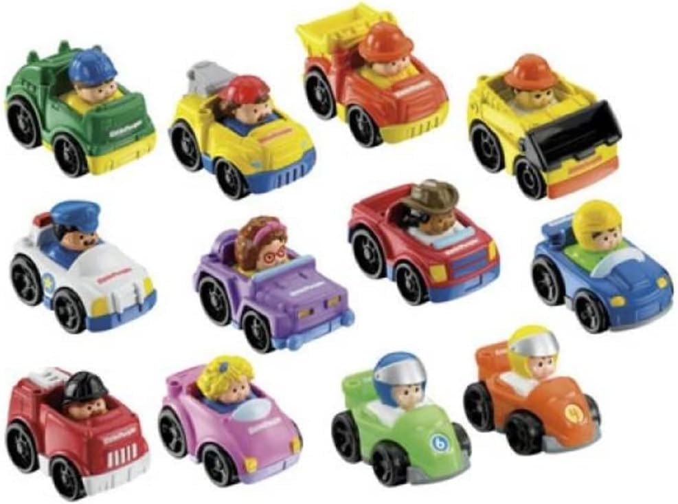 Little People Wheelies Vehicles - 6 Pack