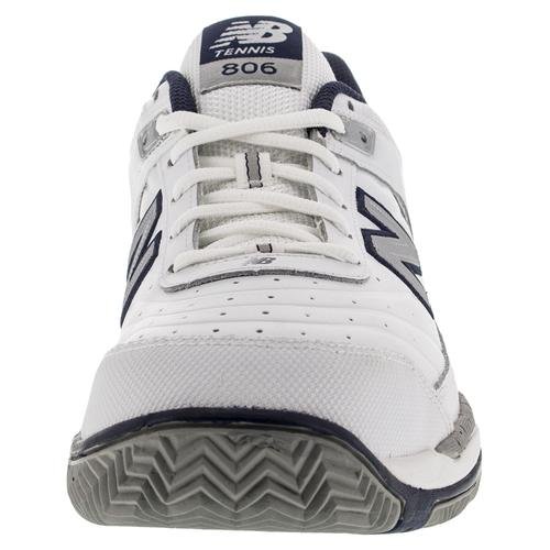 New Balance Men's 806 V1 Tennis Shoe, White, 13 M US