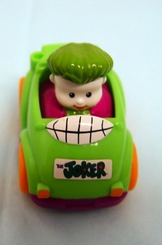 Fisher Price Little People Wheelies Joker Replacement Car for Race and Chase Batcave