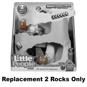 Replacement Parts for Fisher-Price Little People Off Road ATV Adventure - DRH10 ~ Replacement 2 Rocks