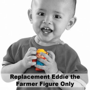 Little People Farmer (2005) - Replacement Figure - Classic Fisher Price Collectible Figures - Loose Out Of Package (OOP) - Zoo Circus Ark Pet Castle