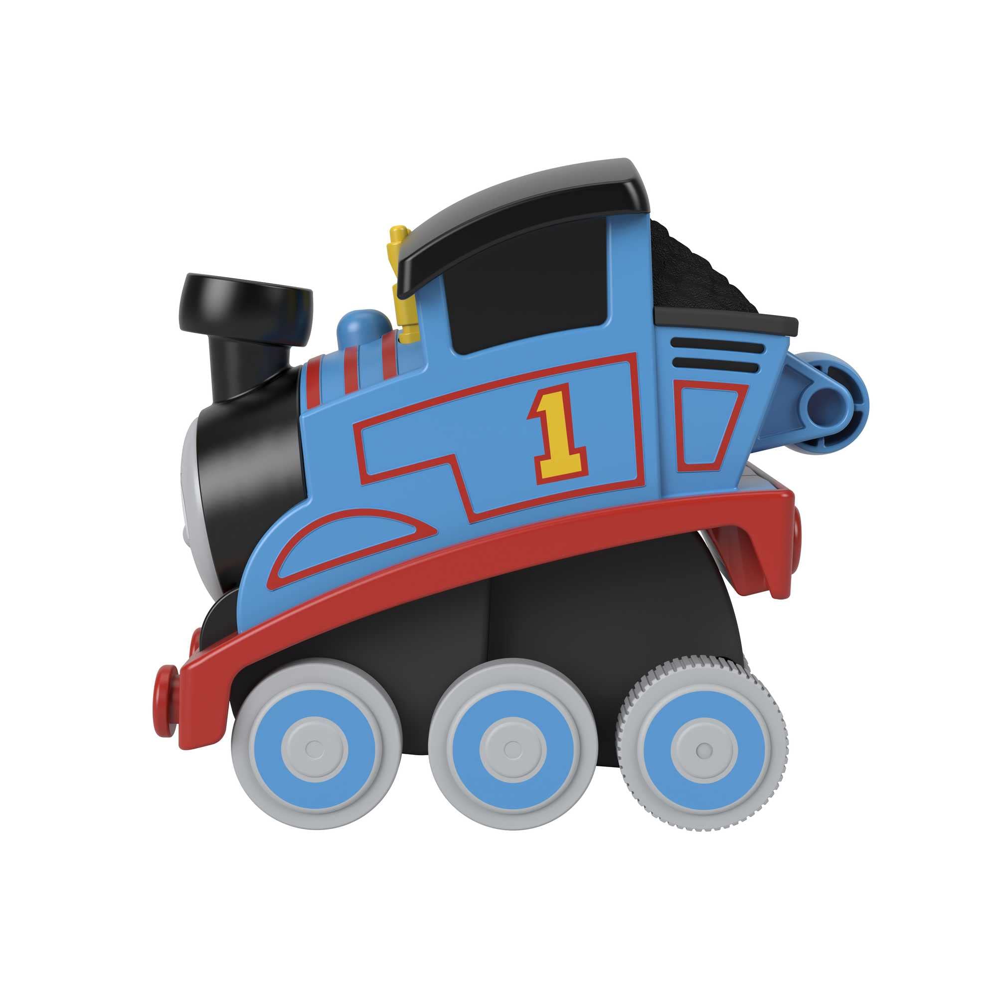 Thomas & Friends Racing Toy Train, Press 'n Go Stunt Thomas Engine for Toddler & Preschool Pretend Play ​Ages 2+ Years