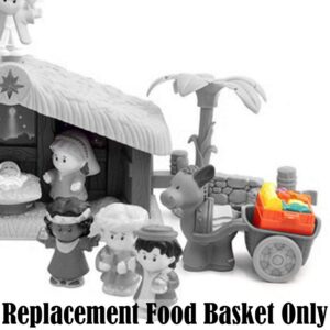 Little People Replacement Part for Fisher-Price Manger Scene - N6010 ~ Christmas Story Playset ~ Replacement Food Basket