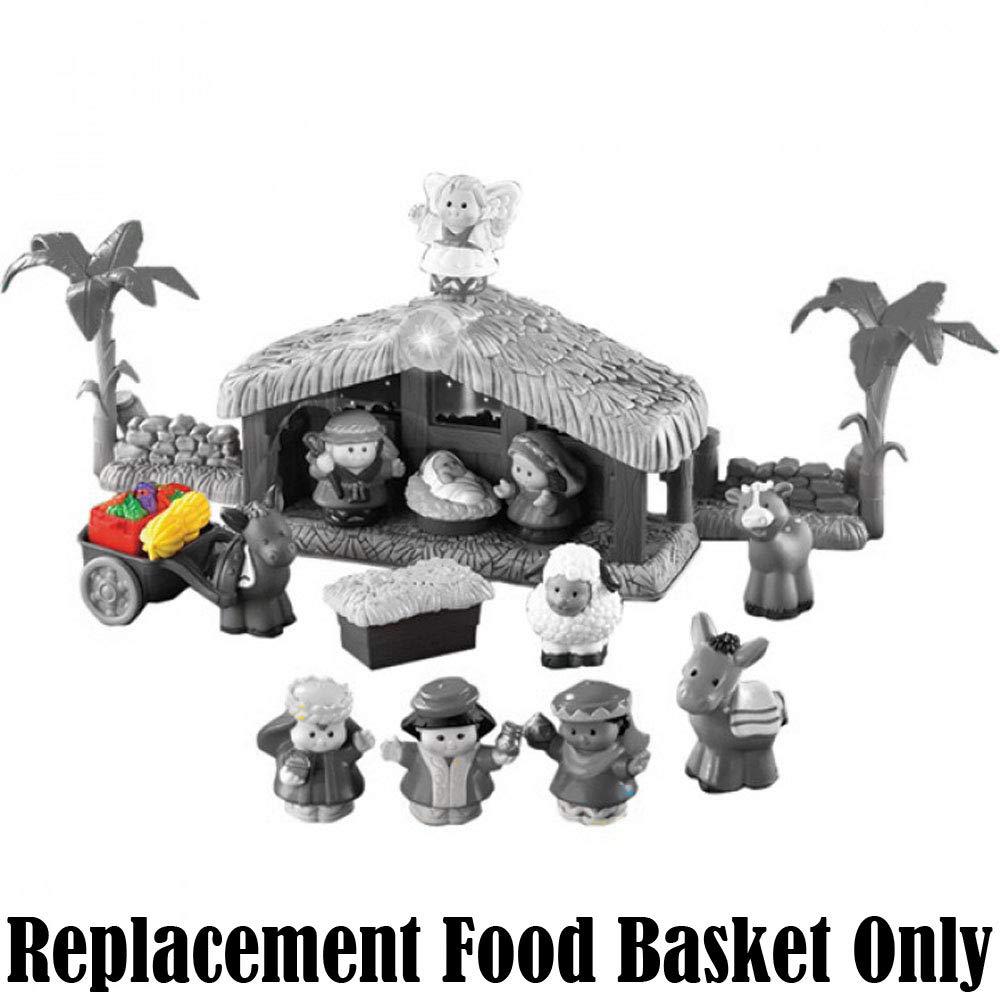 Little People Replacement Part for Fisher-Price Manger Scene - N6010 ~ Christmas Story Playset ~ Replacement Food Basket