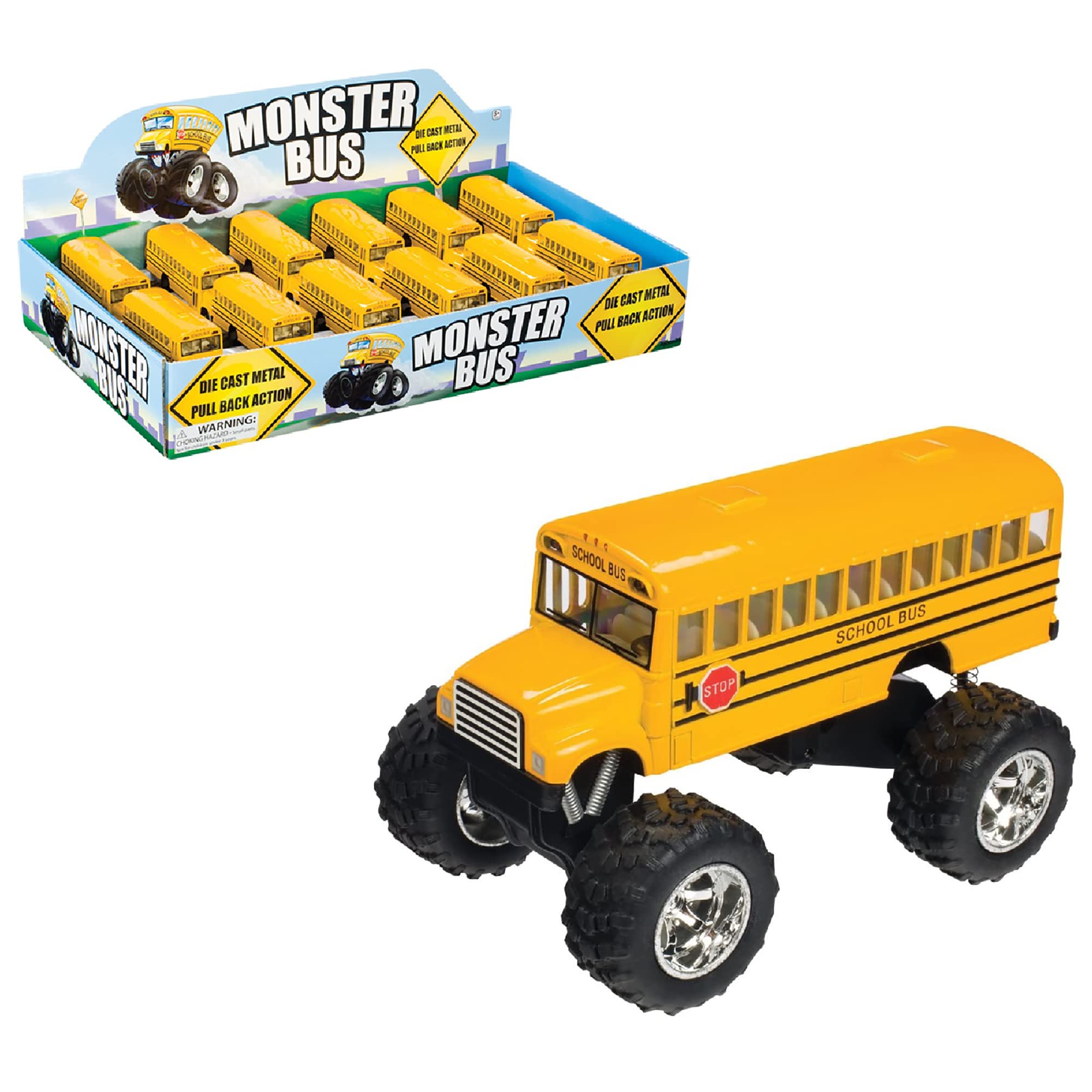 Toysmith Monster Bus, 5"