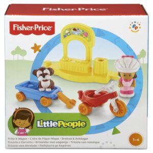 Fisher-Price Little People Trike and Wagon Playset