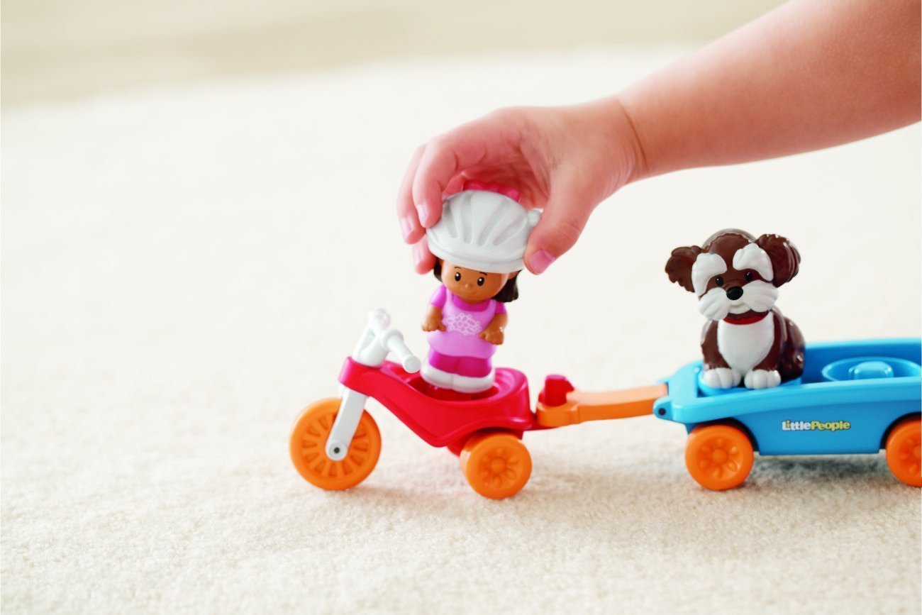 Fisher-Price Little People Trike and Wagon Playset