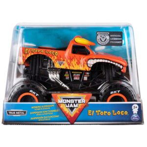 Monster Jam Official El Toro Loco Monster Truck Die-Cast Vehicle, 1:24 Scale