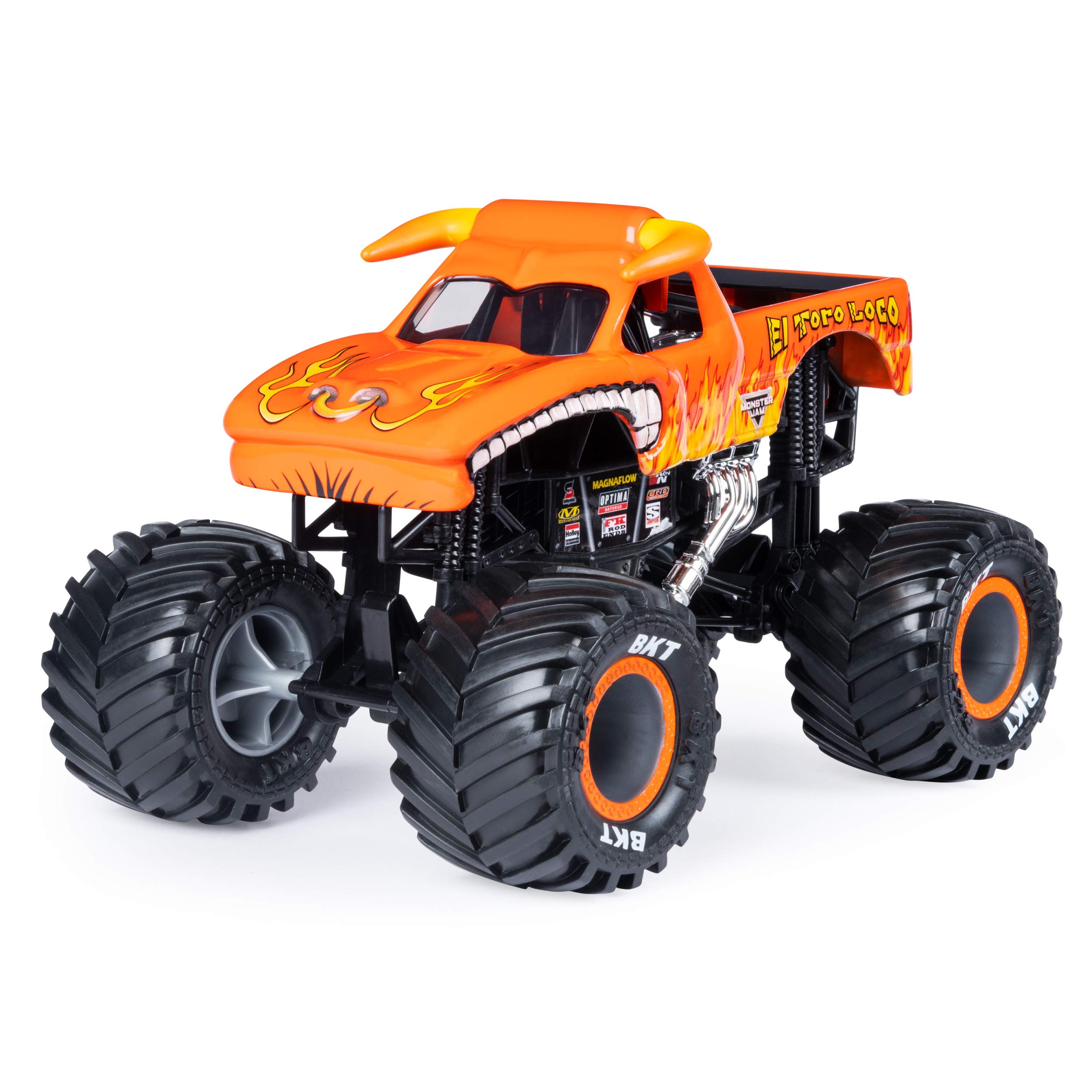 Monster Jam Official El Toro Loco Monster Truck Die-Cast Vehicle, 1:24 Scale