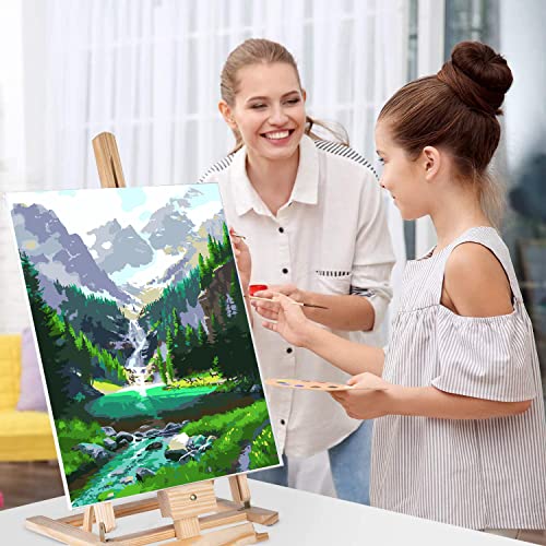 AOSGEDY 6 Pack Paint by Numbers for Adults Kids Beginner, Adult DIY Landscape Oil Painting for Home Wall Decor 12X16 Inch