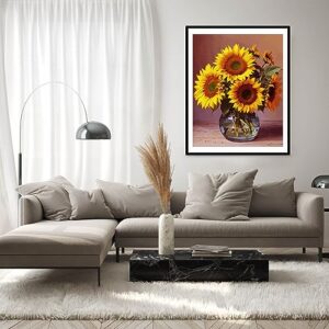 Paint by Numbers for Adults Beginners and Kids,19.6" Wx19.6 L DIY Sunflower Canvases for Painting with 5Pcs Paintbrushes,Home Room Wall Decor Art for Bathroom Bedroom Living Room Christmas Decoration