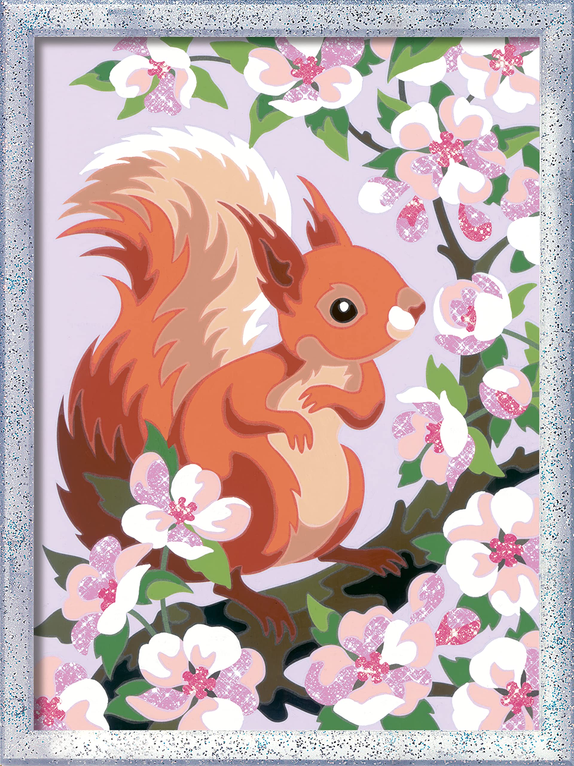 Ravensburger CreArt Spring Squirrel Paint by Numbers Kit for Kids - Painting Arts and Crafts for Ages 9 and Up