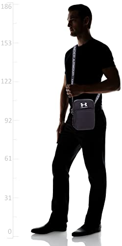 Under Armour unisex-adult Loudon Crossbody , (001) Black / Black / White , One Size