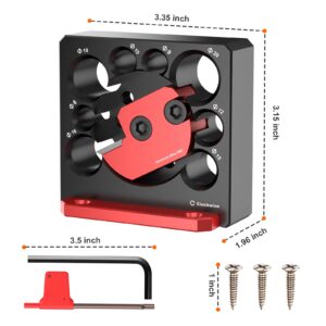 Twotrees Dowel Maker Jig Kit, Metric 8mm to 20mm Adjustable Dowel Cutter, Electric Drill Milling Pin Round Round Bar Dowel Jig, Suitable for Wood Rod Milling Pin Round Rod Auxiliary Tool