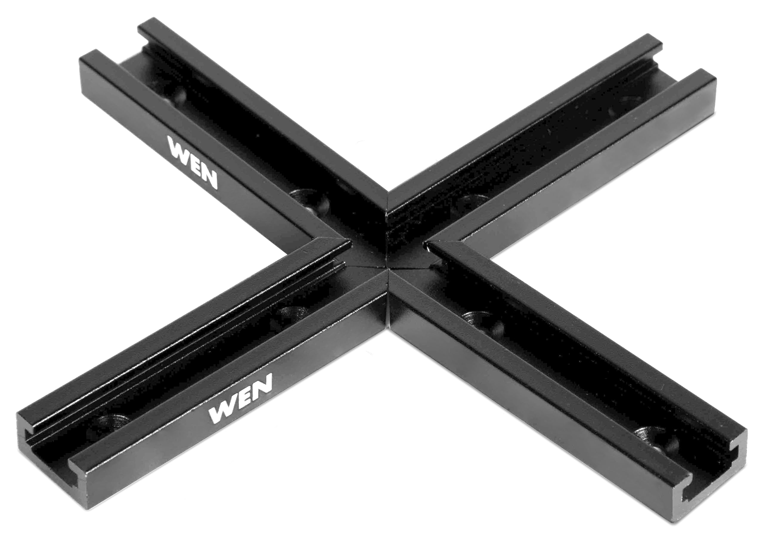 WEN 36-Inch Universal T-Track, Hold Down Clamps, and Intersection Kit for Woodworking (WAT362)