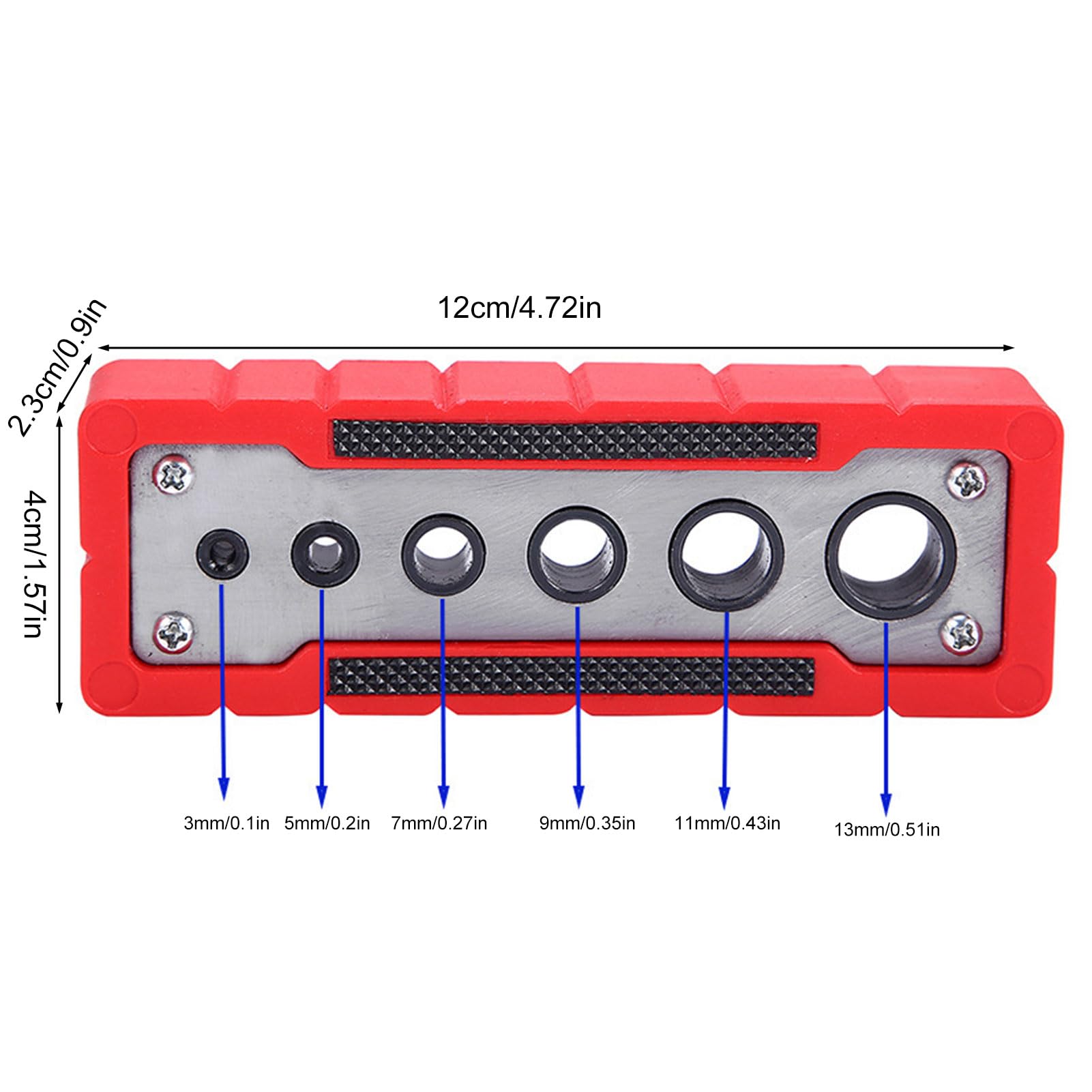 Self Centering Dowel Jig Kit, Inch Woodworking Center Doweling Drill Guide Jig for Straight Hole, Wood Punch Drilling Jig Accessories, Positioner Locator Tool for Woodworking and Shelf Making