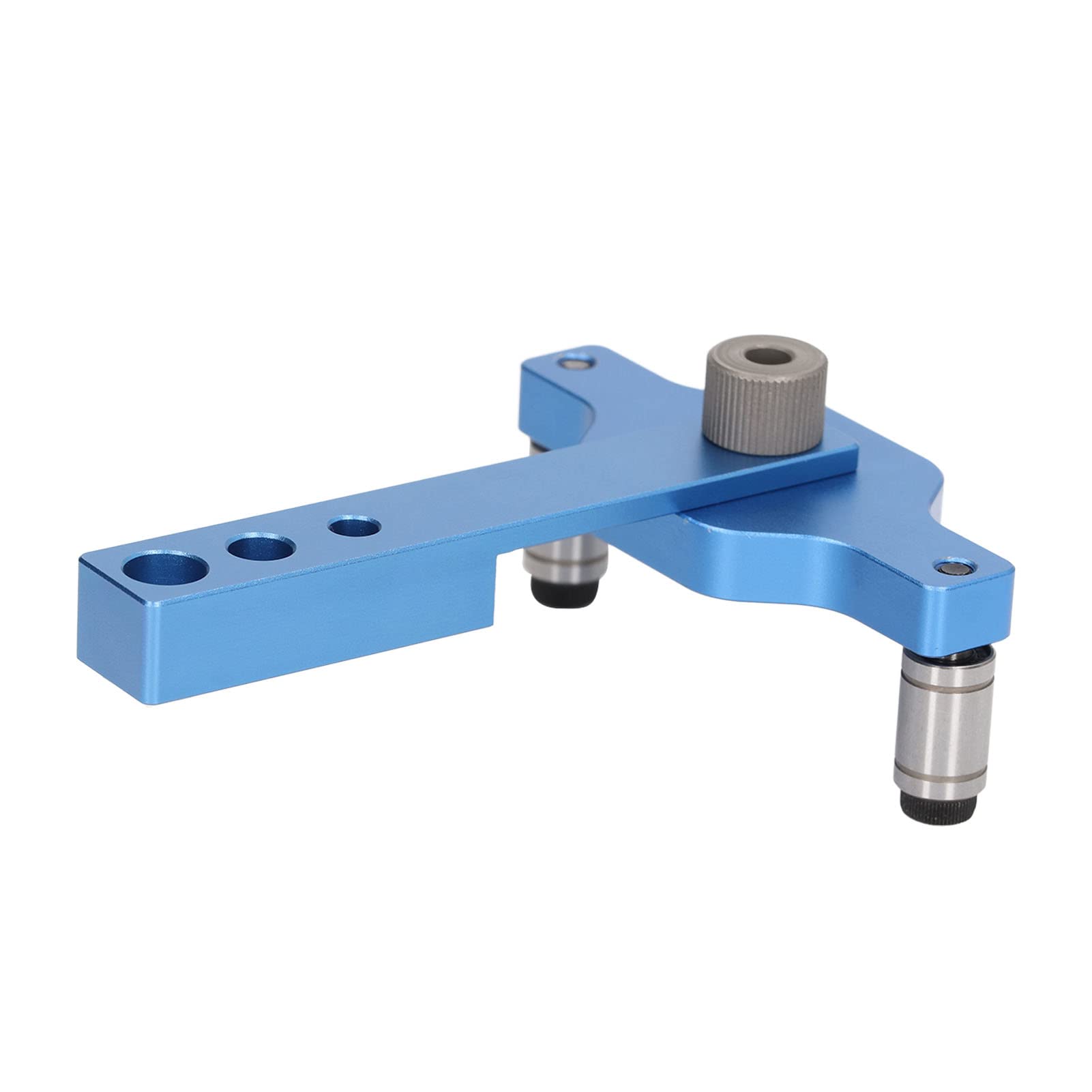 Drill Hole Guide Jig, Aluminium Alloy Dowel Drilling Locator Tool Locate Tool Self Centering Doweling Jig Drill Hole Guide Dowel Jig Kit for Woodworking