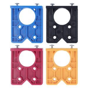 35mm Hinge Jig Kit Drill Woodworking Hole Opener Hinge Drill Hinge for Door Cabinet Blue Red Yellow Black