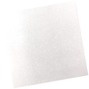 white glitter cardstock (10 sheets, 300gsm) white cardstock 12x12 cardstock paper colored cardstock (white)