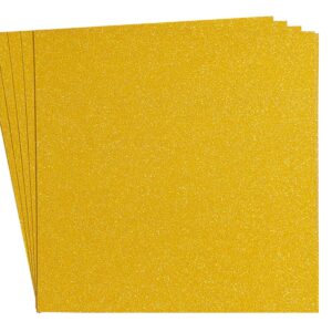 50 sheets glitter cardstock paper glitter thick paper cards for birthday party, crafts and invitations (gold, 12 x 12 inches)