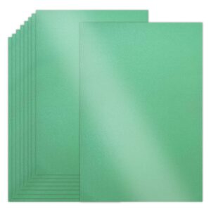 100 sheets shimmer cardstock light green, 8.5 x 11-inch metallic cardstock, 79lb-210gsm glitter cardstock printer paper, perfect for certificates, invitations, wrapping, weddings card, craft card