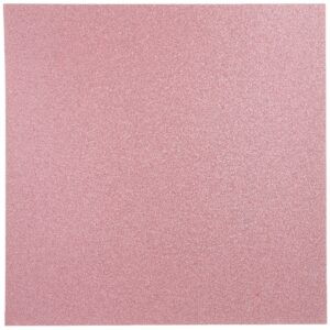 Kaisercraft Glitter Cardstock 12"X12"-Blush 20 Sheets per Package