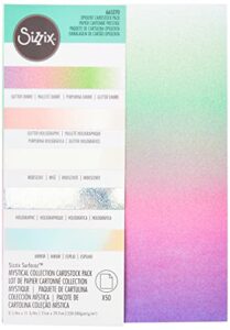 sizzix surfacez opulent cardstock a4 mystical 50 sheets, 665270