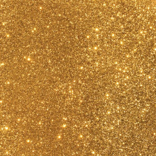 American Crafts Duotone Glitter Cardstock 12"X12"-Gold