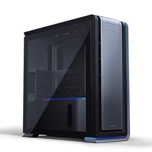 Phanteks Enthoo 719 (PH-ES719LTG_DAG01) High Performance Full Tower Case – Tempered Glass, Aluminum Panels, dual System/PSU Support, MASSIVE Storage, Fan Hub, Digital-RGB Lighting, Anthracite Grey