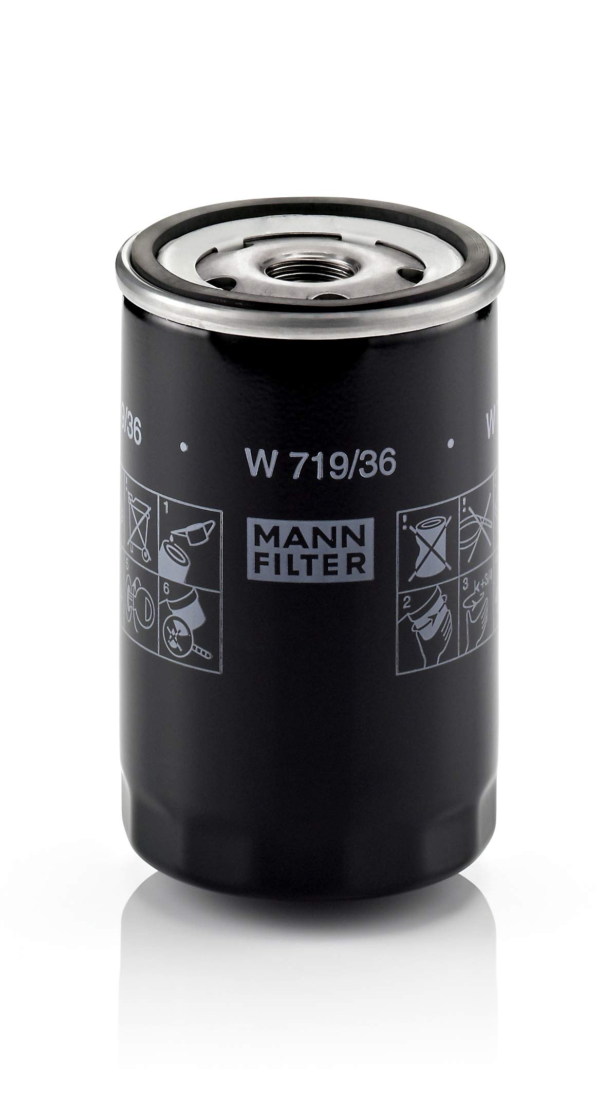 Mann Filter Mann-Filter W 719/36 Spin-on Oil Filter