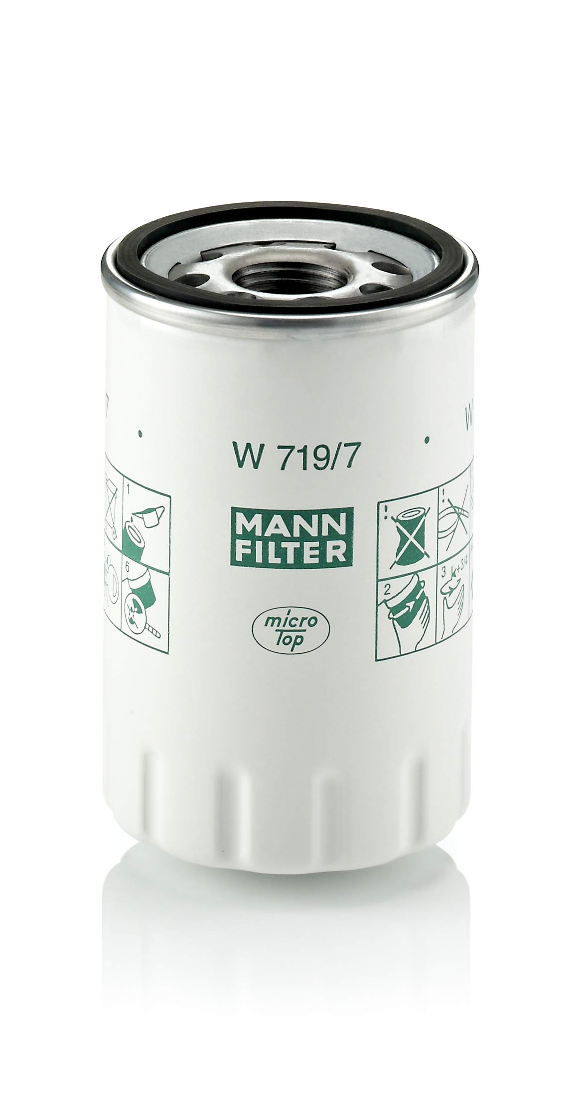 Mann Filter Mann-Filter W 719/7 Spin-on Oil Filter