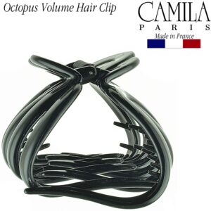 Camila Paris AD718-719 French Octopus Hair Clip for Women for Long Curly Wavy Hair, Girls Hair Claw Clips Fashion Durable Styling Hair Accessories for Women, Strong Hold No Slip Grip, Made in France