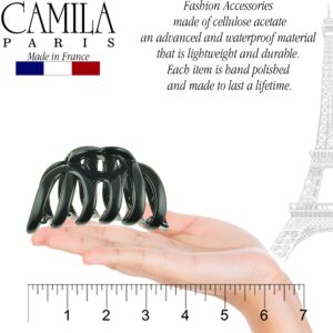 Camila Paris AD718-719 French Octopus Hair Clip for Women for Long Curly Wavy Hair, Girls Hair Claw Clips Fashion Durable Styling Hair Accessories for Women, Strong Hold No Slip Grip, Made in France