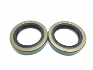 (pack of 2) wps (tm) trailer axle hub wheel grease seal 171255tb 3500# e-z lube axle 1.719'' x 2.565'' 10-19