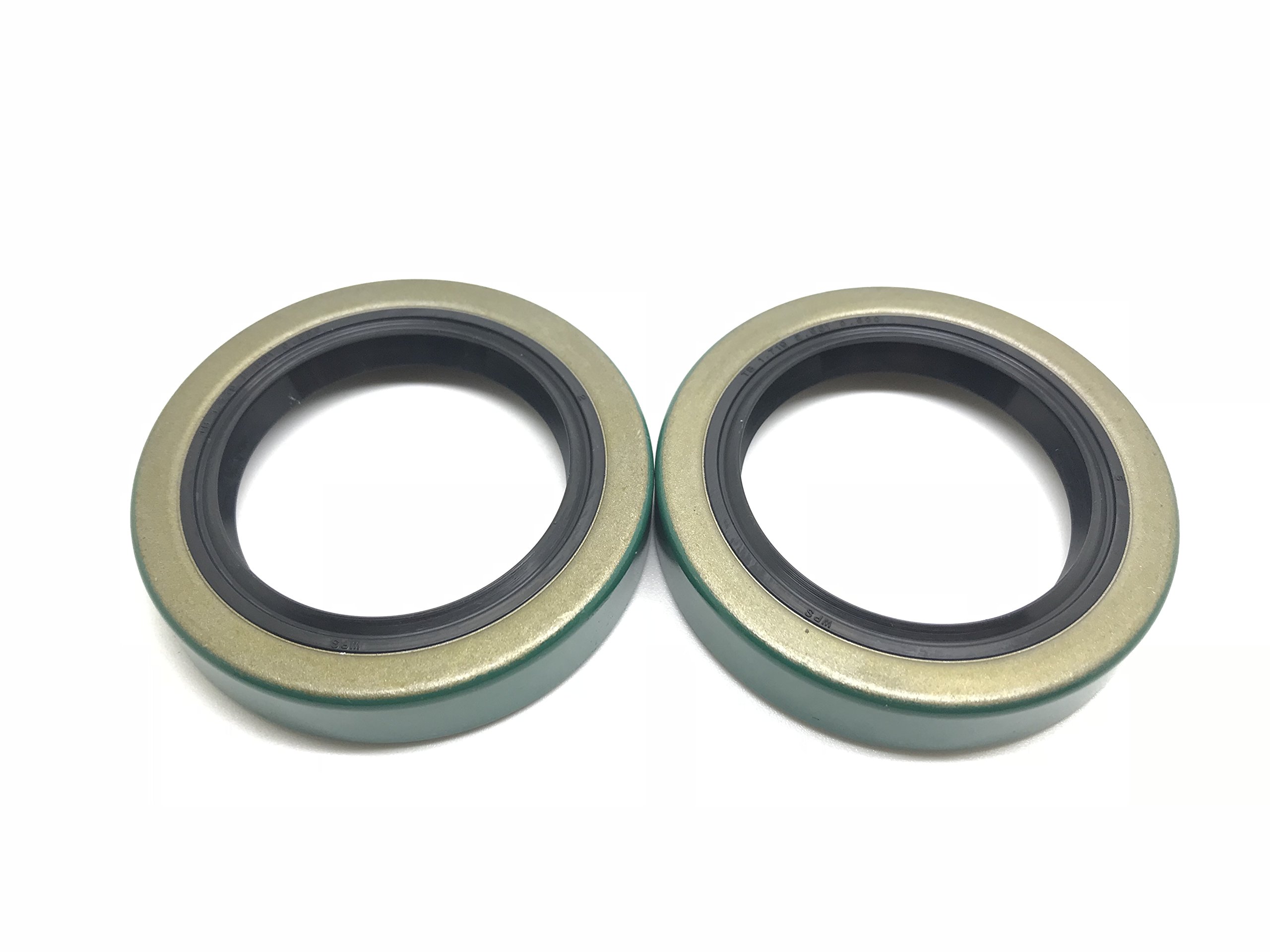 (Pack of 2) WPS (TM) Trailer Axle Hub Wheel Grease Seal 171255TB 3500# E-Z Lube Axle 1.719'' X 2.565'' 10-19