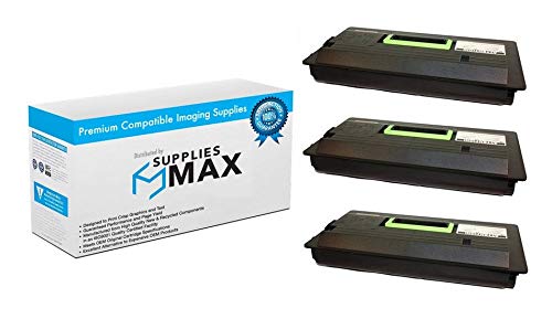 SuppliesMAX Compatible Replacement for Copystar CS-3050/CS-4050/CS-5050/CS-420i/CS-520i Toner Cartridge (3/PK-34000 Page Yield) (TK-719_3PK)