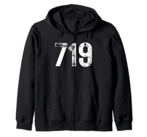 719 area code colorado springs colorado area code 719 zip hoodie