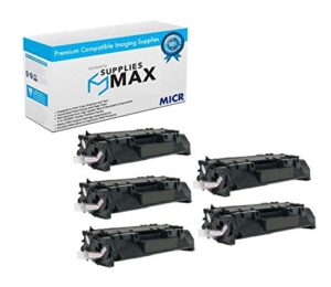 suppliesmax compatible micr replacement for canon lbp-6300/6670/mf-414/419/5850/5950/6180dw toner cartridge (5/pk-2300 page yield) (type 719) (crg-719_5pk)