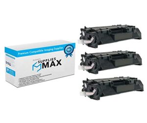 suppliesmax compatible replacement for canon lbp-6300/6670/mf-414/419/5850/5950/6180dw toner cartridge (3/pk-2300 page yield) (type 719) (crg-719_3pk)