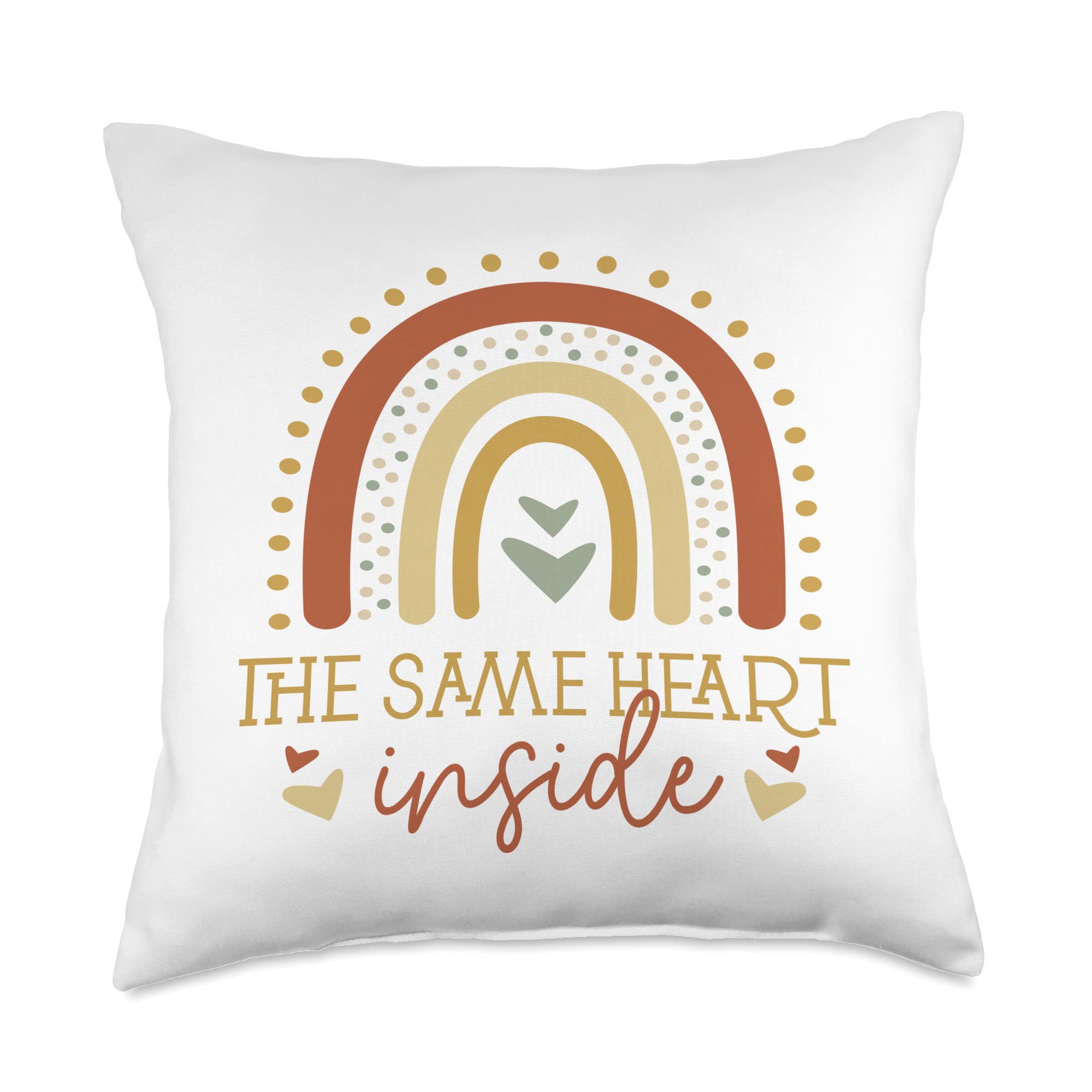 Studio 719 Designs Same Heart History Month Black Lives Matter Juneteenth Throw Pillow, 18x18, Multicolor