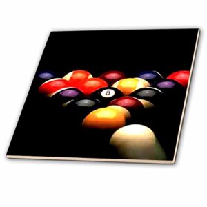 3dRose Billiards Pool-Ceramic Tile, 4-inch (ct_719_1)