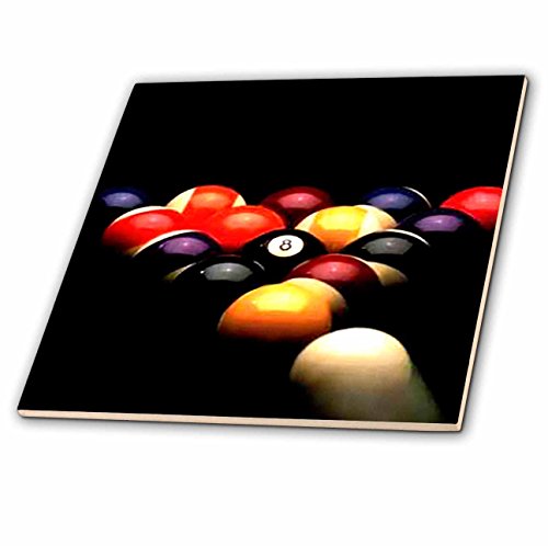 3dRose Billiards Pool-Ceramic Tile, 4-inch (ct_719_1)