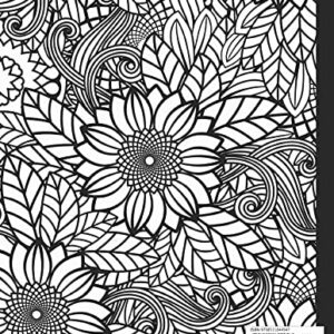 Color The Covers College Ruled Composition Notebook: A Blank-lined Journal With Bold Sunflower Design. Great For Students And Adults To Express ... (COLOR THE COVERS Composition Notebooks)