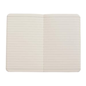 TWONE Pocket Notebook, 4 Pack Softcover Small Notebook for Taking Notes, Ruled Paper, 30 Sheets, 3-1/2” x 5-1/2”, Kraft Brown Cover