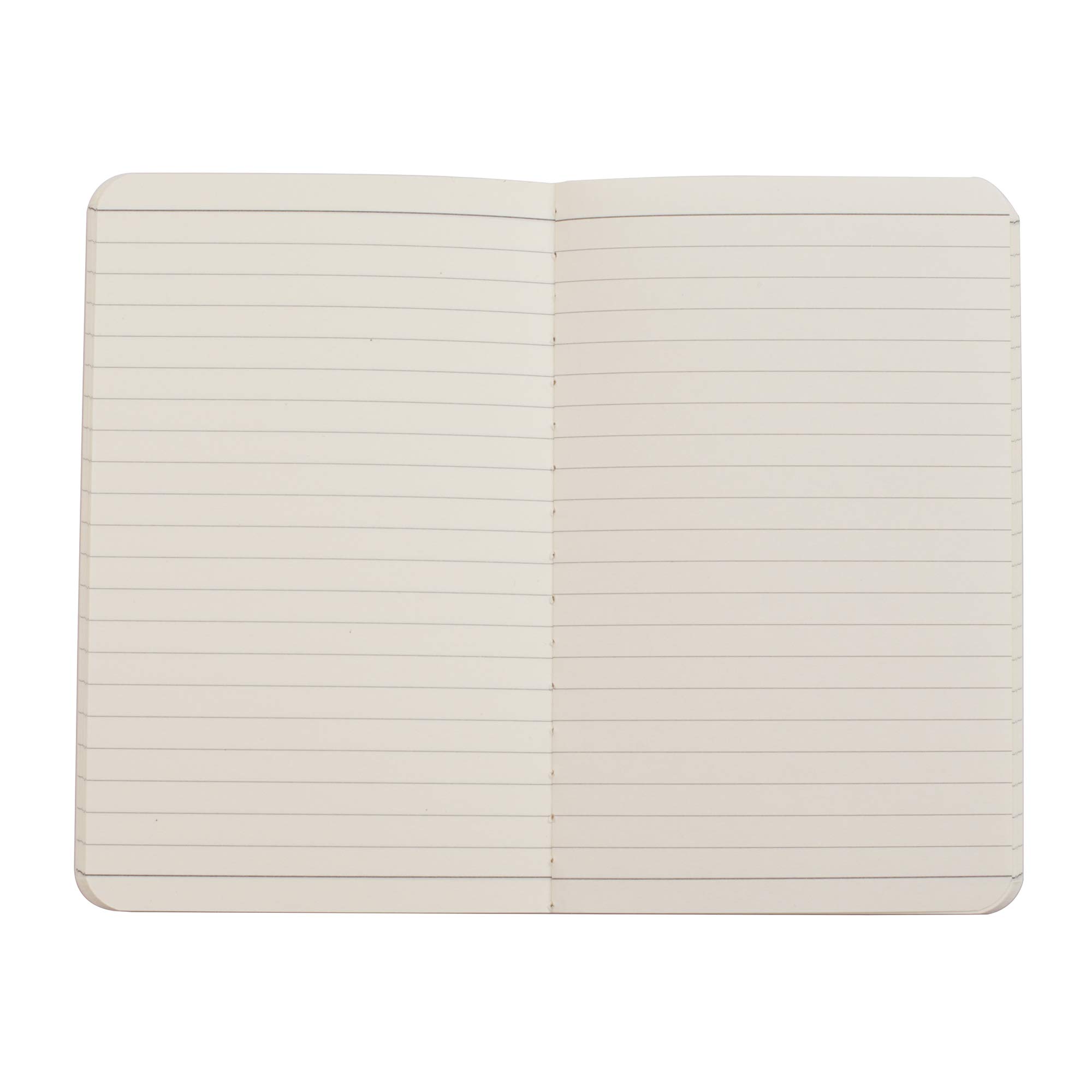 TWONE Pocket Notebook, 4 Pack Softcover Small Notebook for Taking Notes, Ruled Paper, 30 Sheets, 3-1/2” x 5-1/2”, Kraft Brown Cover