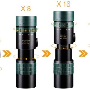 Digital Telescope Gift 8-24X30 High Powerful Telescope FMC Prism Lens Stretch Monocular Scope Handheld Waterproof HD Zoom for Telescope